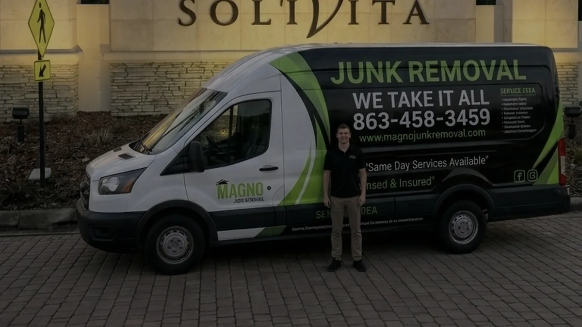 MAGNO van and owner at a Central Florida community
